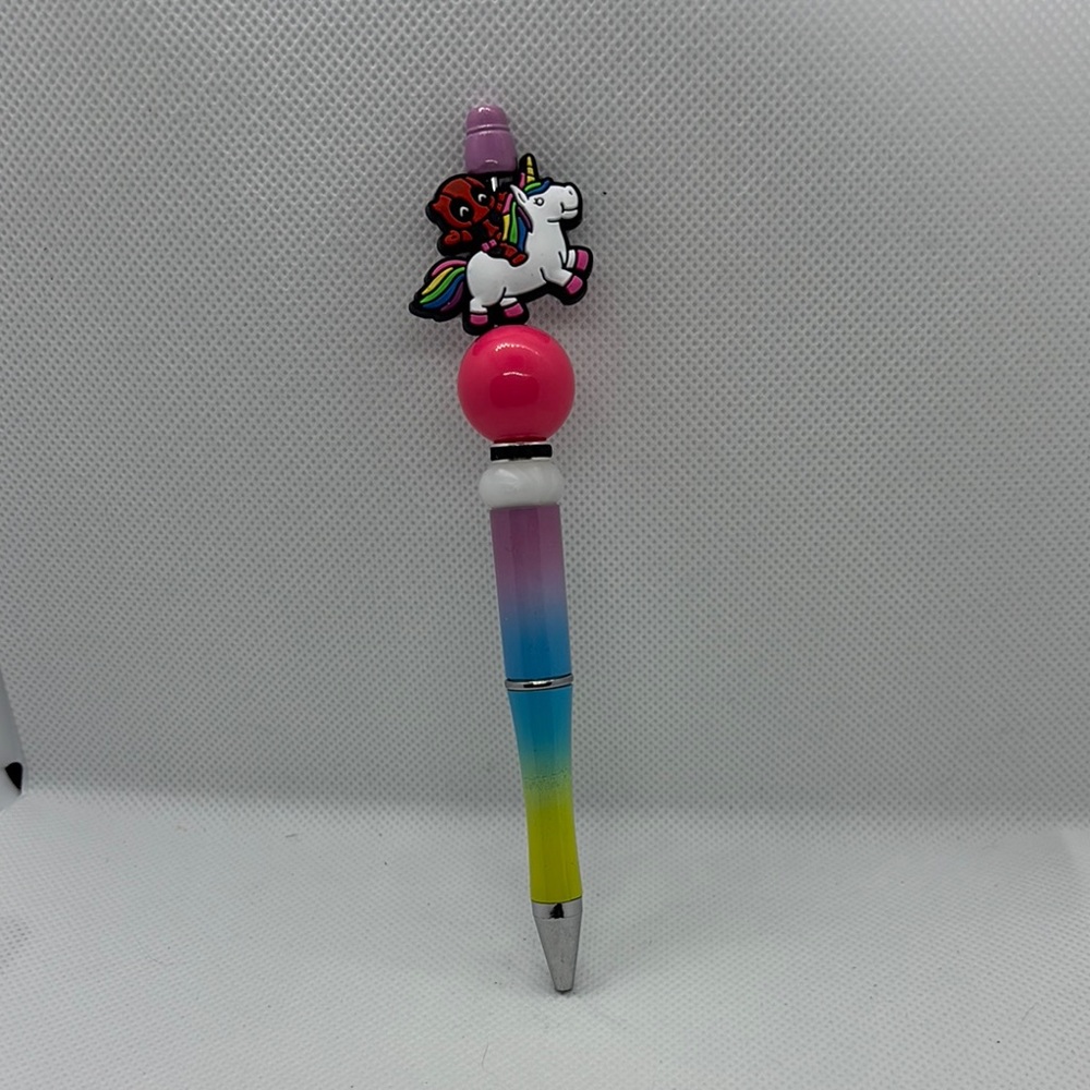 Handmade Focal Bead Pen - Character Theme